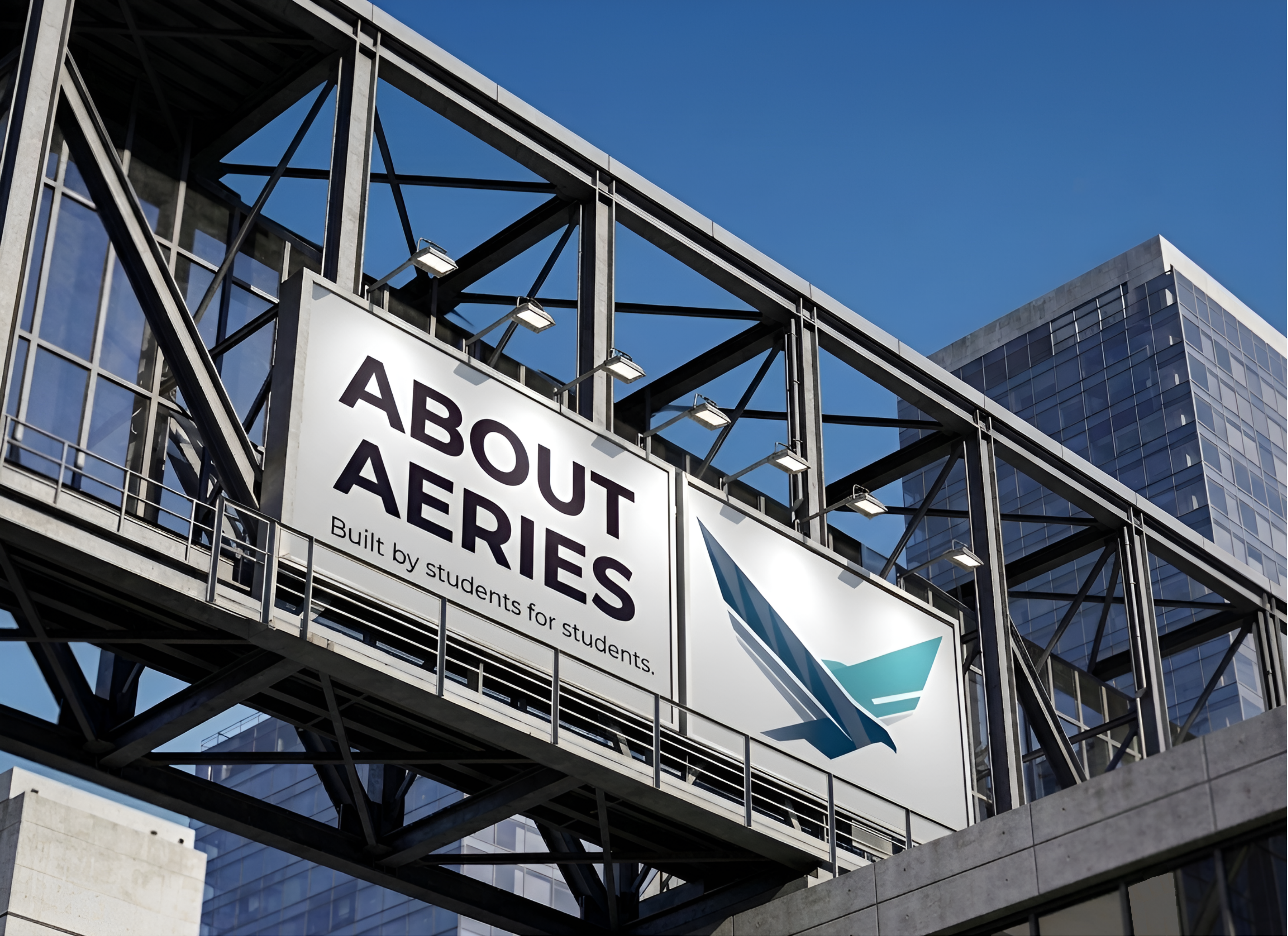 Aeries Tutoring billboard advertisement in Perth